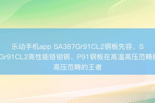 乐动手机app SA387Gr91CL2钢板先容、SA387Gr91CL2高性能铬钼钢、P91钢板在高温高压范畴的王者